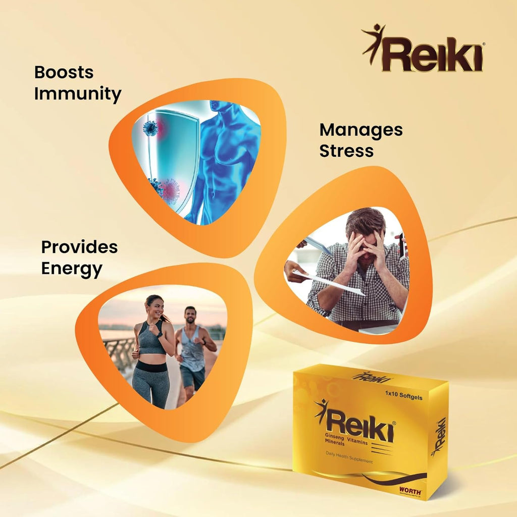 Reiki Multivitamin Capsules (10 Softgel Capsules)