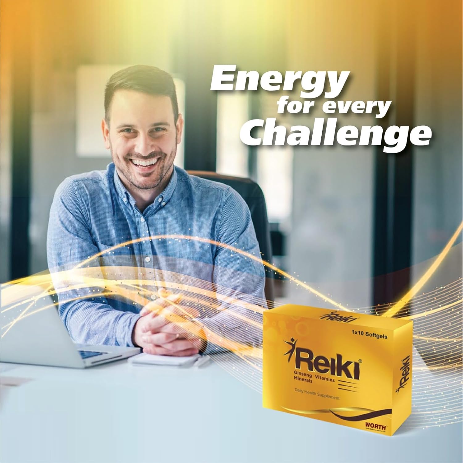 Reiki Multivitamin Capsules (10 Softgel Capsules)