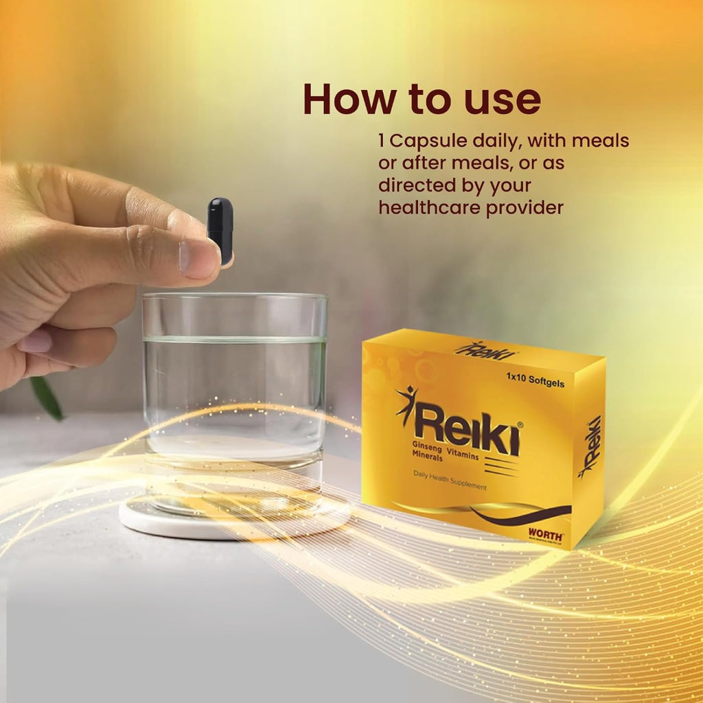 Reiki Multivitamin Capsules (10 Softgel Capsules)