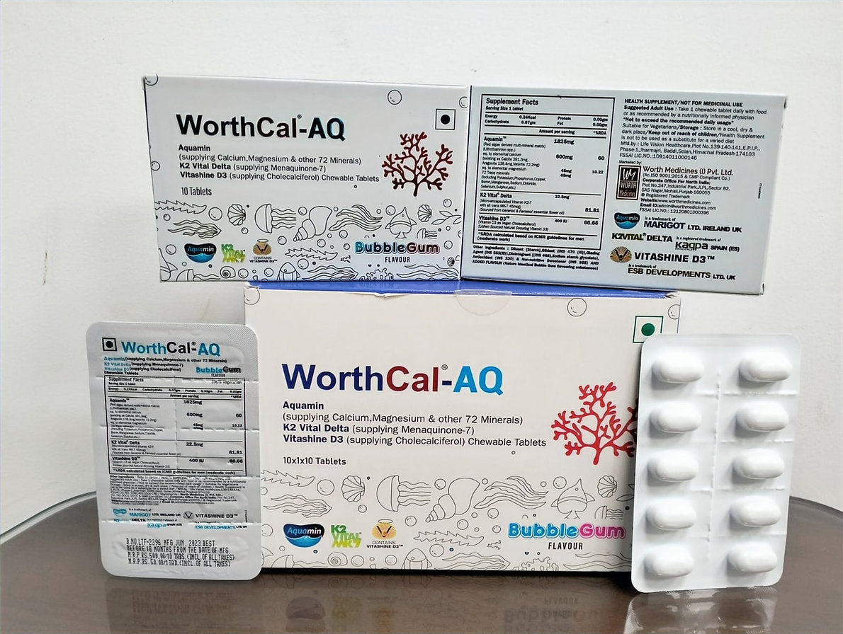 WORTHCAL AQ - Chewable Tablets
